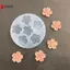 1 Khuôn Silicon Hoa Đào Hoa Anh Đào Mini DIY Bánh Mousse Fondant Dụng Cụ Nướng Bánh Thạch Cao Keo Nhựa Đất Sét Trang Trí Khuôn VN