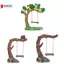 Xích đu vườn cổ tích thu nhỏ, Tượng xoay cây hoa, Mô hình xoay cho cảnh quan vi mô Sân vườn Trang trí trưng bày ngoài trời VN