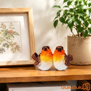 Tượng chim nhỏ Tượng động vật bằng nhựa thu nhỏ dễ thương sáng tạo để trang trí