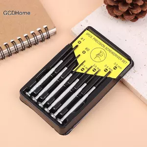 GCDHome 6 Cái / bộ Bộ Tua Vít Chính Xác Mini Watchmakers Dụng Cụ Cho Đồng Hồ Trang Sức Kính Sửa Chữa Dụng Cụ HOT