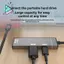 Type-C HUB Docking Station Type-C sang -Bộ chuyển đổi tương thích (4K / 120Hz) Cổng USB-A PD100W cho HDTV USB-C Splitter cho PC