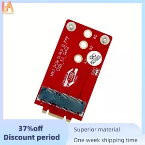 Card mạng không dây Mini PCIe sang NGFF M. Bộ chuyển đổi ổ cắm 2 phím B + M cho mô-đun 3G 4G 5G GSM LTE