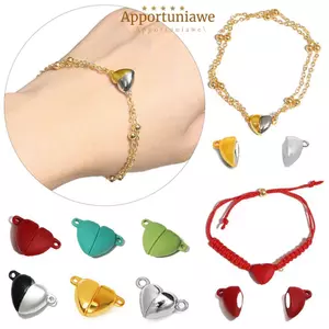 IAPPORTUNIA 20 Cái (10 Bộ) Móc Khóa Kết Nối DIY Thủ Công Quyến Rũ Trang Sức Phát Hiện Vòng Cổ Khóa Từ Tính