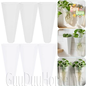Bình hoa treo tường Bắc Âu - Chậu trồng cổ hẹp dài - Chậu hoa thủy canh - Chậu trồng cây Levitating - Xô trồng cây trong vườn tại nhà / Giao hàng miễn phí