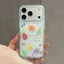 Fruit Series Ice Fog Frosted Phone Case cho iPhone 17 Pro Max 16 15 14 13 Vỏ bảo vệ chống sốc