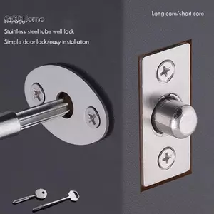 GCDHome Cửa cứu hỏa bằng thép không gỉ Hidden Tubewell Key Mortise Lo có lõi dài Nóng