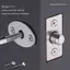 GCDHome Cửa cứu hỏa bằng thép không gỉ Hidden Tubewell Key Mortise Lo có lõi dài Nóng