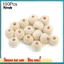 100 Chiếc 6 / 8 / 10 / 12 / 14 Mm Gỗ Rời Hạt Cho DIY Trang Sức Bông Tai Vòng Tay Thủ Công