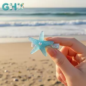 GHX 5 Chiếc Vỏ Sao Biển Kẹp Tóc Đáng Yêu Nàng Tiên Cá Theo Chủ Đề Kẹp Tóc Cao Cấp Bé Gái Phụ Kiện Tóc Cho Trẻ Em Bộ Quà Tặng Sinh Nhật VN