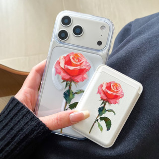 Tranh sơn dầu của vỏ bảo vệ họa tiết hoa hồng cho iPhone 11 12promax 13pro15pro 15promax 14 14promax 14pro 16 pro max 16 plus 17 17promax