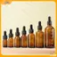 VFZ 5ml-100ml Chai nhỏ giọt có quy mô Thuốc thử Giọt mắt Hổ phách Thủy tinh Hương liệu Chất lỏng tte Chai có thể đổ lại Du lịch Louislifecool