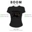 BOOM Áo Baby Tee Nữ Cotton Ôm Body-Áo Thun Ngắn Tay Y2K In Hình PhongCách Mùa Hè, Cổ Tròn Hàng Đầucách hàn quốc phong629