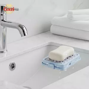 Hộp đựng xà phòng thoát nước trong phòng tắm Lưới chống trượt đàn hồi cao Giá đựng xà phòng gia dụng để giặt hàng ngày [VN]