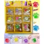 QEARY Squishy Crystal Bun, Bánh bao Mini dễ thương có thể bóp được Squishy, Móc khóa đồ chơi Prank Hình thức ăn Pinch Fidget Đồ chơi cảm giác Đồ chơi trẻ em
