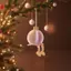Quả bóng Giáng sinh in 3D Đồ trang trí cây thông Noel có khớp di chuyển Đồ trang trí Giáng sinh Lễ hội để bàn Tượng trưng bày VN