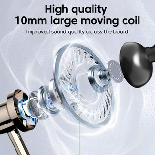 Tai nghe có dây Elough Type-C 3.5mm Tai nghe Hifi Tai nghe nhét tai rảnh tay có Mic Tai nghe điều khiển nội tuyến thể thao cho điện thoại thông minh