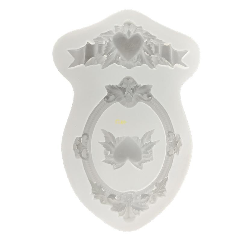 Khung Ảnh Trái Tim DIY từ Nhựa và Silicone - Tự Tạo Mặt Dây Chuyền & Móc Khóa