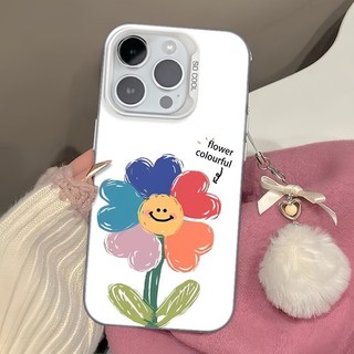 Ốp Lưng iPhone Hình Hoa Nhỏ Nhiều Màu Rực Rỡ - Tương Thích 16/15/14/13/12/11 Pro Max, XS Max, X