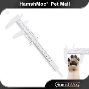 HamshMoc Thú Cưng Dụng Cụ Đo Chính Xác Caliper Trượt Mịn Di Động Kích Thước Đa Năng Cho Chó Mèo Tất Cả Các Giống