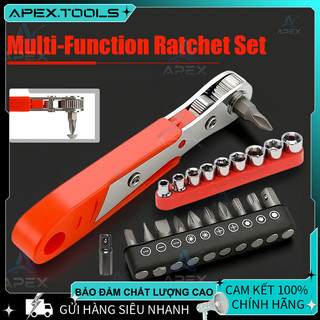 Tua Vít Ratchet Lục Giác Bộ Đa Năng 1/4 - Mini Tay Cầm Ergonomic
