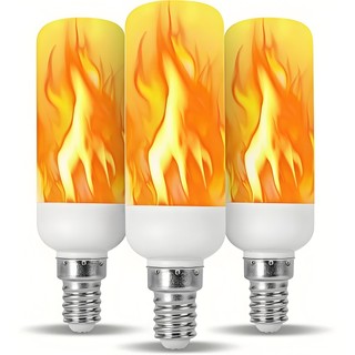 Bóng đèn LED ngọn lửa tự nhiên hiệu ứng nhấp nháy trang trí không khí ánh sáng E14 E27 B22 3W 5W 85-265V trang trí ngày lễ