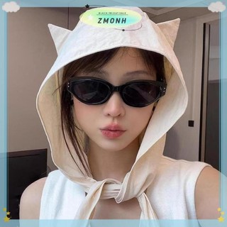 ZMONH Thời Trang Dễ Thương Dây Đeo Tai Chống Nắng Mũ Chống Nắng Khô Nhanh Cho Nữ