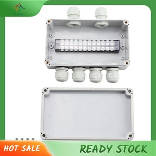 [luxiang.vn] 1 Hộp Nối Chống Thấm Nước IP66 Nhựa Trắng Đường Kính Dây 4-8 mm
