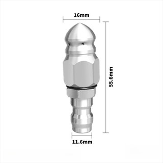 [Hàng về] Vòi phun áp lực HABITATCO, làm sạch cống G1 / 4 "Máy rửa áp lực Vòi phun thoát nước, Phụ kiện giặt Đầu chuột Vòi phun kết nối nhanh