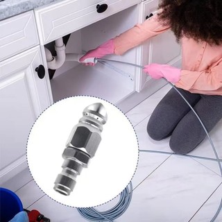 [Hàng về] Vòi phun áp lực HABITATCO, làm sạch cống G1 / 4 "Máy rửa áp lực Vòi phun thoát nước, Phụ kiện giặt Đầu chuột Vòi phun kết nối nhanh