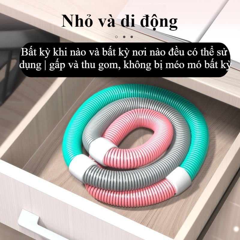 Vòng Lắc Eo Lò Xo Mềm Giảm Mỡ Bụng, Chất Liệu PVC An Toàn, Giảm Mỡ Bụng, Eo Thon Săn Chắc, Tập Gym Yoga Tại Nhà