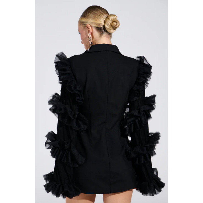 Áo khoác nữ slim-fit thu đông, phong cách mới và thiết kế ba chiều sang trọng