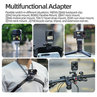 Dành Cho DJI OSMO Nano Kim Loại Từ Adapter Osmo 360 / ACTION 5 Pro Gấp Phát Hành Nhanh Nối Dài Ngón Tay Cái Phụ Kiện Camera