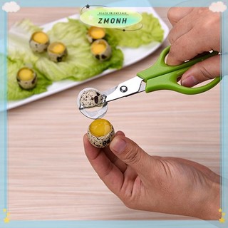 ZMONH Kéo Trứng Thép Không Gỉ Chim cút Trứng Kéo Dụng Cụ Mở Trứng Lưỡi Mở Bộ Dụng Cụ Sáng Tạo Cho Phụ Kiện Nhà Bếp