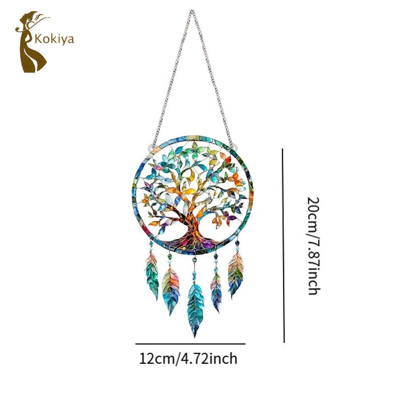 Trang trí tường Dreamcatcher, Trang trí Dream Catcher, Mảng thủ công sáng tạo 2d