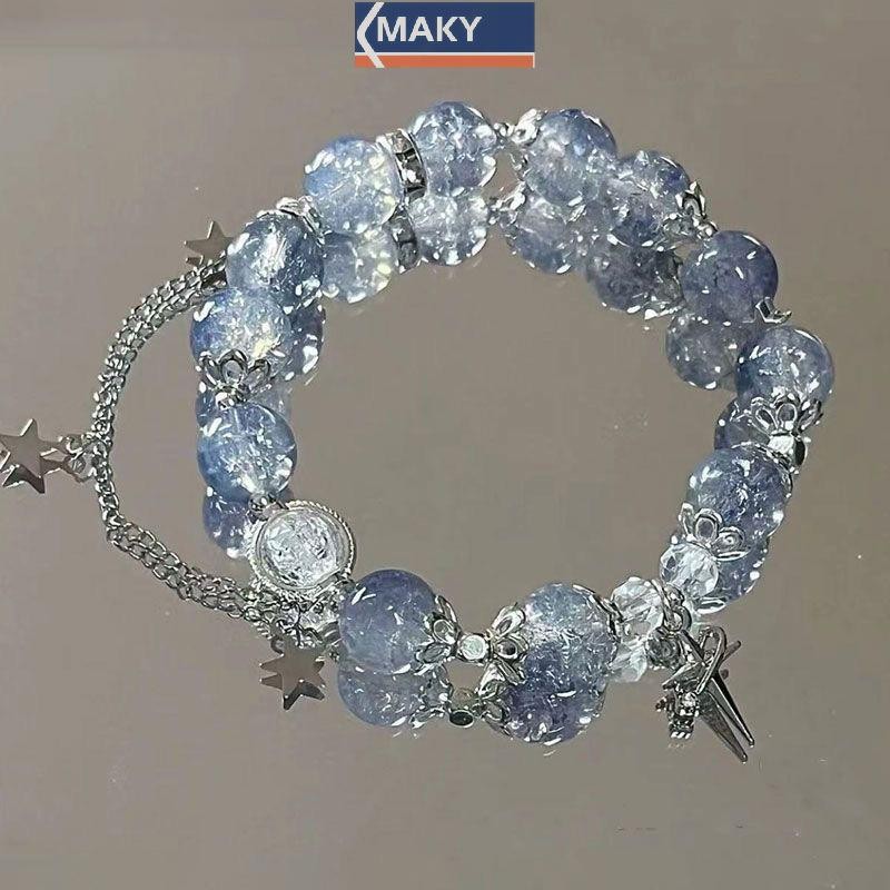 Onetimingcool Ánh Sáng Ngọt Ngào sel Vòng Tay Nữ Thời Trang Bé Gái Giả Tưởng Đính Hạt Dây Đàn Hồi Vòng Tay Trang Sức Phụ Kiện Quà Tặng VN