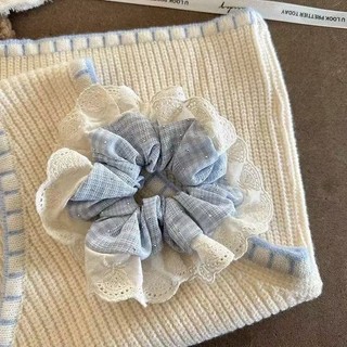 Tươi Xanh Scrunchy Nơ Thắt Nơ - Dây Cao Su Mềm Mại, Độ Đàn Hồi Tốt, Phù Hợp Tạo Kiểu Tóc Và Làm Mũ Đội Đầu