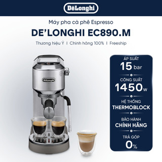 Máy pha cà phê Espresso DeLonghi Dedica Duo EC890 (M/GR/WI) - Bảo hành chính hãng 12 tháng