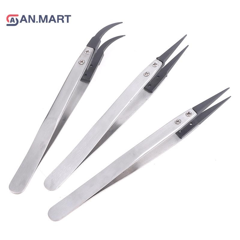 Bigdealssuper Cho Đồng Hồ Lắp Đặt Tay Làm Việc Thẳng El ESD-259 ESD-259A ESD-7A Tay Cầm Nhíp Nhựa Chống Tĩnh Điện Siêu