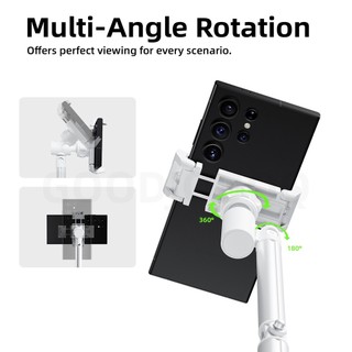 Giá đỡ điện thoại di động GOOJODOQ xoay 360° có thể gập lại chống sốc dễ dàng lắp đặt đa năng