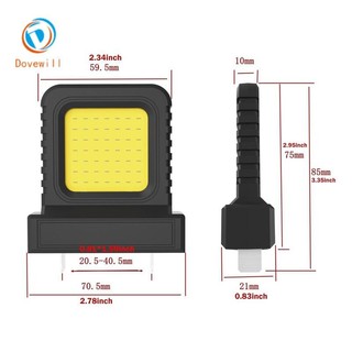 Đèn làm việc đa năng pin 21V, phù hợp câu cá và làm việc ngoài trời