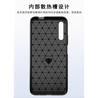 Vỏ TPU Cho Huawei Y9S Vỏ Giáp Sợi Carbon Silicon Mềm Ốp Lưng Huawei Y9S Y9 S Y 9S Vỏ Điện Thoại