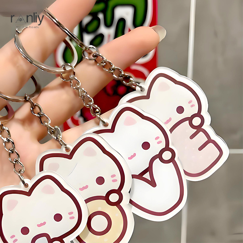 Móc Khóa Chữ Cái Tiếng Anh Mèo Cưng- Quà Tặng Sango