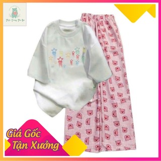 Sét Bộ Quần heo Hồng+ mix áo phông form rộng tay lỡ chất cotton su- hình ngôi sao-