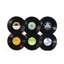 Bộ 6 đĩa CD cổ điển Đế lót ly Vinyl dành cho những người yêu âm nhạc Phong cách 2