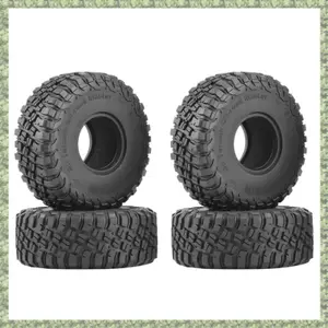 4 Lốp Cao Su 120MM 1.9 Lốp Bánh Xe Cho Xe Bánh Xích RC 1 / 10 SCX10 90046 AXI03007 TRX4 D90 CC01