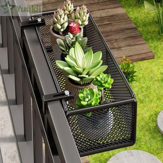 Giá đỡ cây treo YUUKII, Giá đỡ chậu hoa nghệ thuật sắt đa năng, Thiết kế treo chất lượng cao Giá lưu trữ ban công Giá đỡ cửa sổ