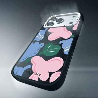 CASECASE X Hồng Xanh Xanh Hoa Ốp Lưng Máy Ảnh Trắng Vòng Phiên Bản Mờ Đen Cứng Hút Từ Tính Tác Động Dành Cho Apple IPhone 13 14 15 16 17 Pro Max Air Plus Có Hộp