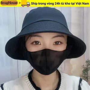 SNUGHOUSE Mũ lao động nông nghiệp, Mũ chống bụi có mũ hái trà, Bán chạy Bảo vệ cổ chống tia cực tím Mũ chống nắng vành rộng Mũ chống nắng Thể thao ngoài trời