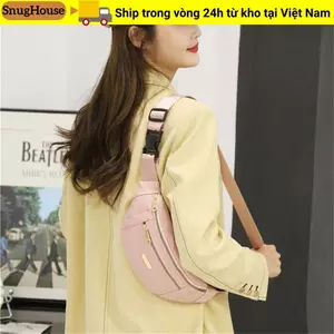SNUGHOUSE Túi Fanny, Túi thắt lưng chuyển động, Ví thời trang Túi xách ngực thông thường nhiều màu chống nước Phiên bản Unisex