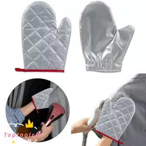 Găng tay chống hơi nước TOPTOOLCX, Găng tay ủi chống thấm nước dày, Phụ kiện hấp quần áo chống bỏng chịu nhiệt thực tế